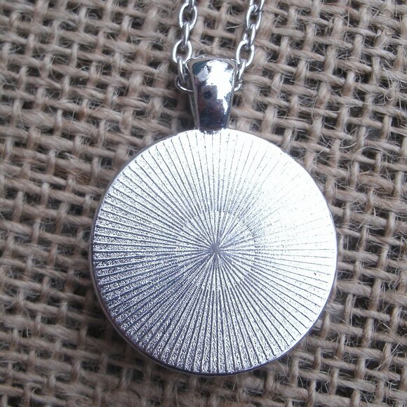 Egyptian Bast Cat  Glass Cabochon Pendant Necklace - Picture 3 of 12